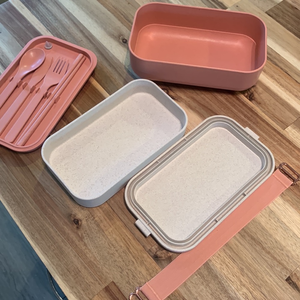 Our Place Pink Bento Box